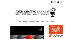 Desktop Screenshot of falarcriativo.com